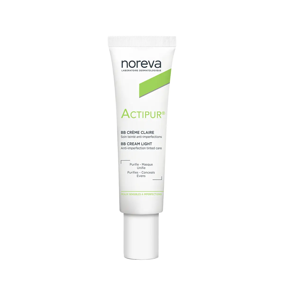 بی بی کرم ضد جوش و ترمیم کننده رنگی اکتی پور رنگ لایت نوروا | Noreva Actipur Tinted BB Cream 30ml